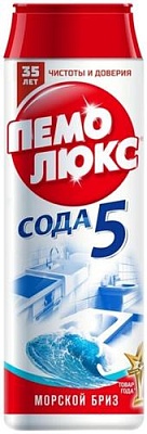 Чистящее средство 480г (Морской бриз) Пемолюкс+сода порошок (х1/16)